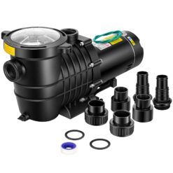 VIVOHOME 2.0 HP 6800 GPH Powerful Copper Motor Self Primming Dual Voltage in/Above Ground Swimming Pool Pump 1.5" & 2.0''