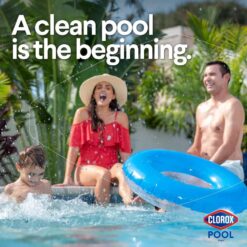 Clorox Pool&Spa XtraBlue 3” Swimming Pool Chlorinating Tablets, Kills Bacteria & Stops Algae (25 LB)