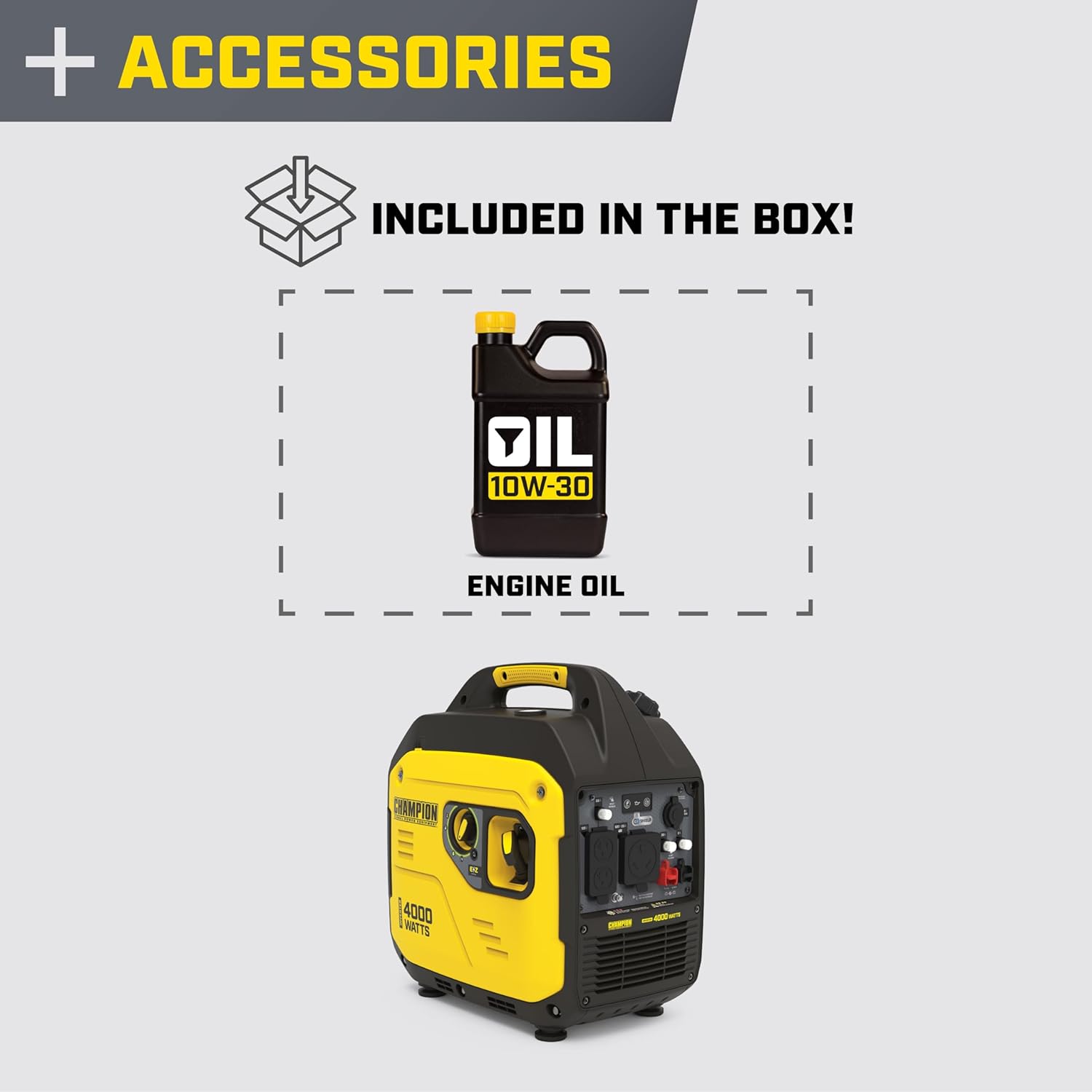 Champion Power Equipment 4000-Watt RV Ready Portable Inverter Generator with Quiet Technology and CO Shield - Image 8