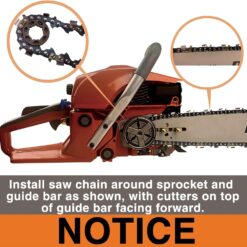 PROYAMA 62CC 2-Cycle Gas Powered Chainsaw, 22 Inch 18 Inch Handheld Cordless Petrol Chain Saw for Tree Wood Cutting