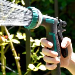 Retractable Garden Hose Reel, 100Ft x 5/8" Durable Wall Mounted Water Hose Reel with 180° Swivel Bracket