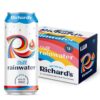 Richard's Rainwater Still Canned Water, 100% Rain, Naturally Purified Drinking Water (16 fl oz Aluminum Cans, Pack of 12)