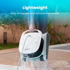 Hydro 4 Pool Robot, Pool Vacuum for Inground and Aboveground Pools, Floor, Wall and Waterline Cleaning and Scrubbing, 50' Cord