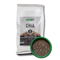 Greenfit Premium Bulk Chia Seeds (25Lbs Bag), A+ Grade Chia, Nutrient-Packed Superfood, Non-GMO, Vegan