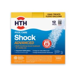 HTH 52037R Pool Care Shock Advanced, Swimming Pool Chemical - Shock Treatment, 1lb (12 Pack)