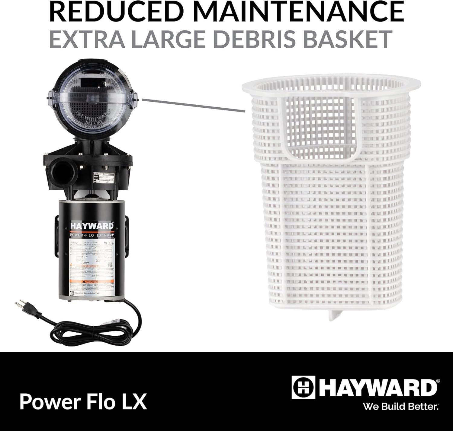 Hayward W3SP1580X15 Power Flo Pool Pump, 1.5 HP