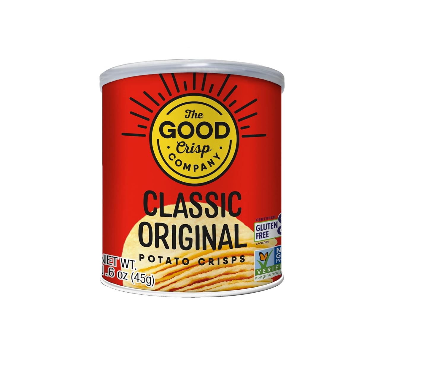 The Good Crisp Company, Good Crisps Minis (Original, 1.6 Ounce, Pack of 12), Gluten Free Snacks