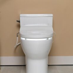 ALPHA BIDET JX2 Elongated Bidet Toilet Seat, White, Endless Warm Water