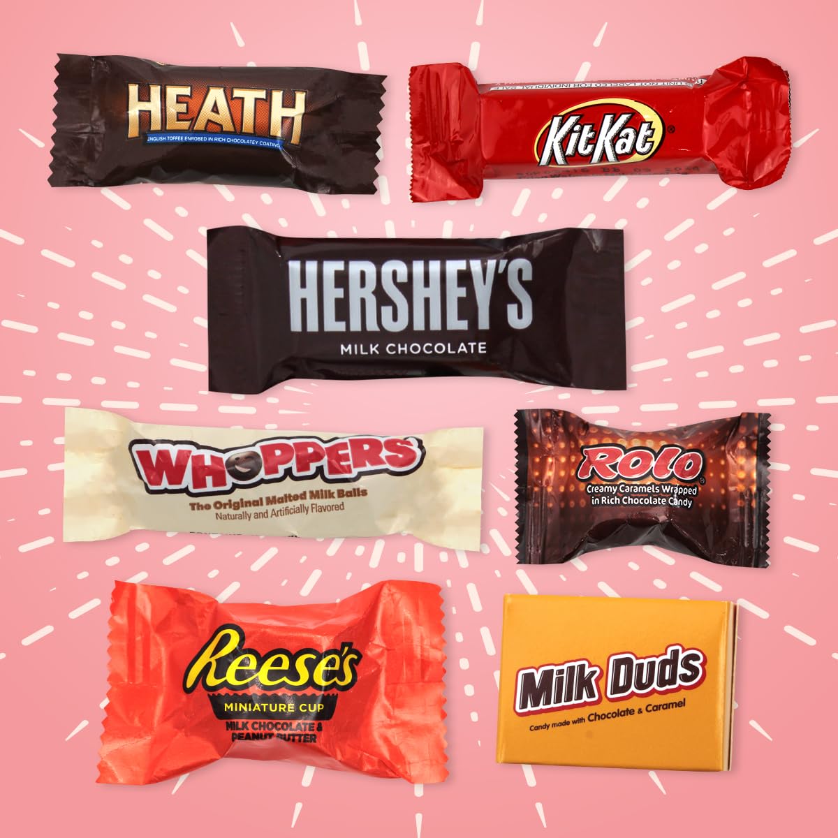Chocolate Candy Variety Pack, 5lb Pack of Bulk Chocolate Candy Individually Wrapped, Great Chocolate Mix for Holiday Celebrations