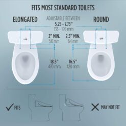 TOTO SW3036R#01 WASHLET K300 Electronic Bidet Toilet Seat, Cotton White