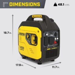 Alternative view of Champion Power Equipment 4000-Watt RV Ready Portable Inverter Generator with Quiet Technology and CO Shield