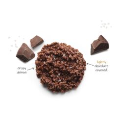 Undercover Snacks Undercover Chocolate Quinoa Crisps - Dark Chocolate + Sea Salt Quinoa Crisps, 7-Pack, 3oz Bags of Mini Crisps