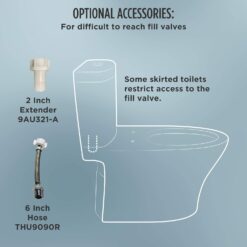 TOTO SW3036R#01 WASHLET K300 Electronic Bidet Toilet Seat, Cotton White