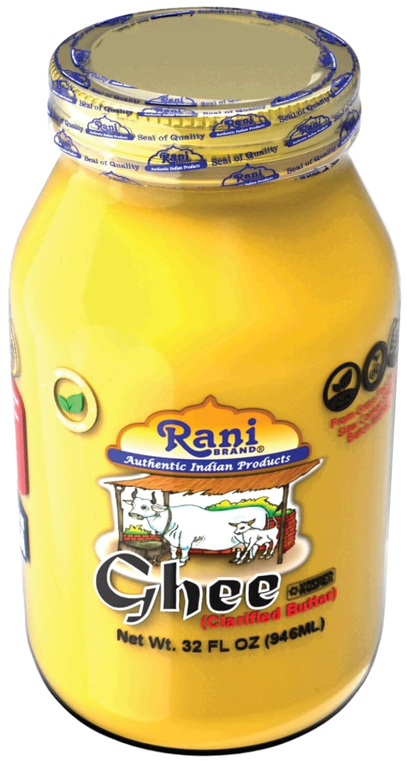 Rani Ghee Pure & Natural from Grass Fed Cows (Clarified Butter) 32oz(2lbs) 908g