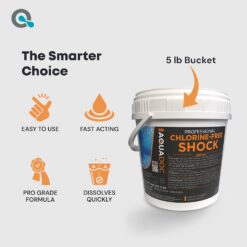Aquadoc Non-Chlorine Spa Shock for Hot Tub - Chlorine Free Treatment & Enhanced Shock to Assist Bromine - Suitable Oxidizer - 5lbs