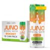 JUNO Rocket Limeade Still Energy Drink - 125mg Organic Caffeine from Green Coffee Beans, 12 Pack Refreshing Beverage