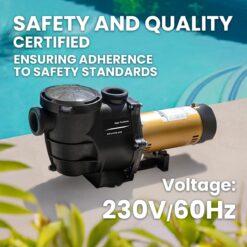 XtremepowerUS 2HP In-Ground Swimming Pool Pump Variable Speed 2