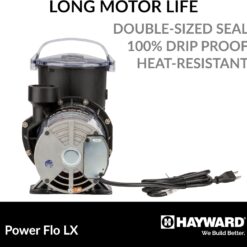 Hayward W3SP1580X15 Power Flo Pool Pump, 1.5 HP