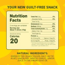 Freestyle Snacks Olive Snack Packs - 24 Pack Variety - Original Green, Hot & Spicy, Lemon Garlic, and Kalamata, 1.1oz (24 Pack)