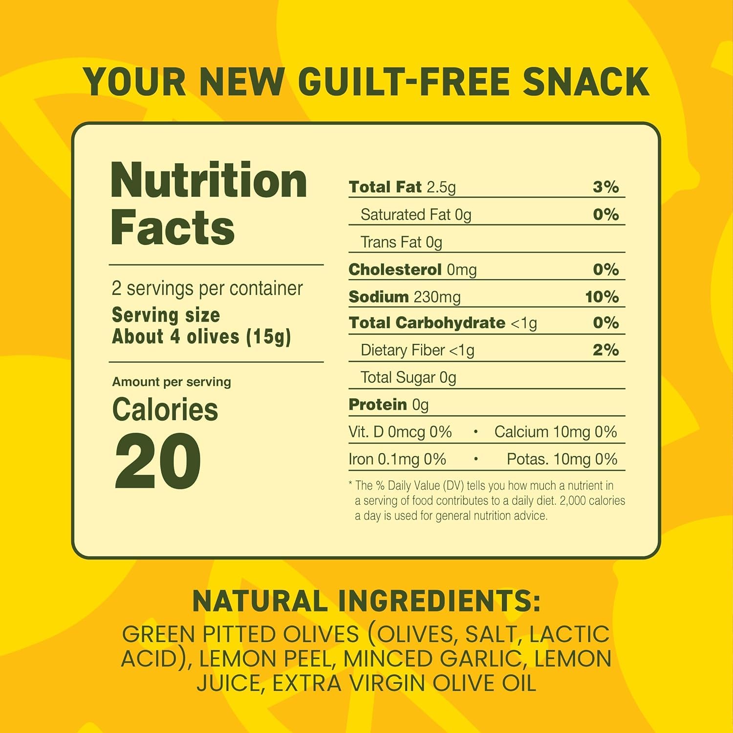 Freestyle Snacks Olive Snack Packs - 24 Pack Variety - Original Green, Hot & Spicy, Lemon Garlic, and Kalamata, 1.1oz (24 Pack)