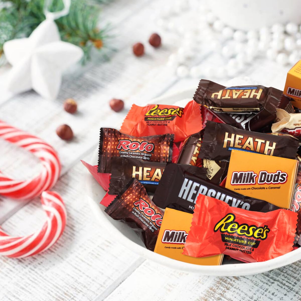 Chocolate Candy Variety Pack, 5lb Pack of Bulk Chocolate Candy Individually Wrapped, Great Chocolate Mix for Holiday Celebrations