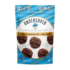 Undercover Snacks Undercover Chocolate Quinoa Crisps - Dark Chocolate + Sea Salt Quinoa Crisps, 7-Pack, 3oz Bags of Mini Crisps