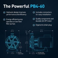 Zodiac Polaris PB4-60 Booster Pump with 60-Hertz Motor