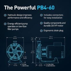 Zodiac Polaris PB4-60 Booster Pump with 60-Hertz Motor
