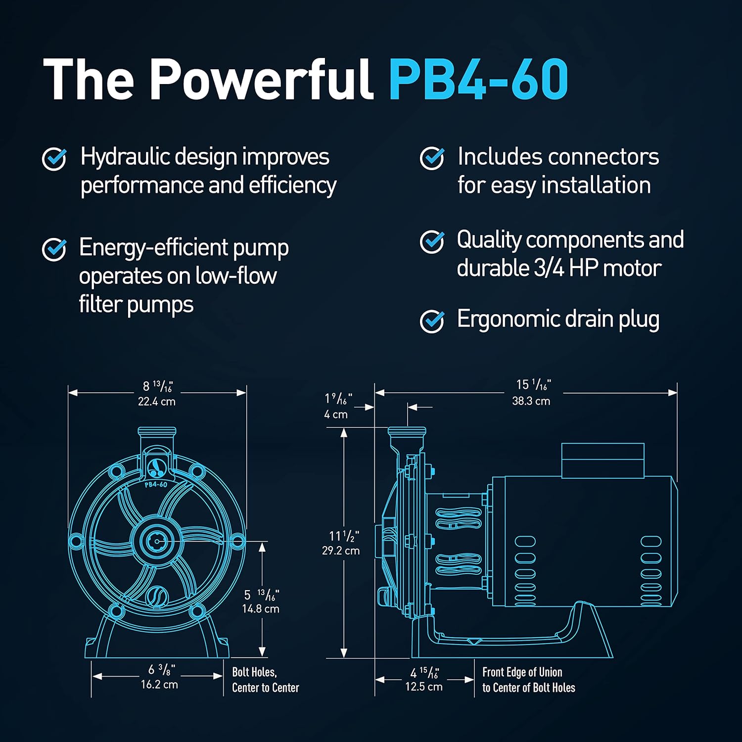 Zodiac Polaris PB4-60 Booster Pump with 60-Hertz Motor