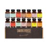 Thoughtfully Smokehouse, Gourmet BBQ Sauce Sampler Variety Pack in Glass Bottles, Vegan and Vegetarian, Pack of 14