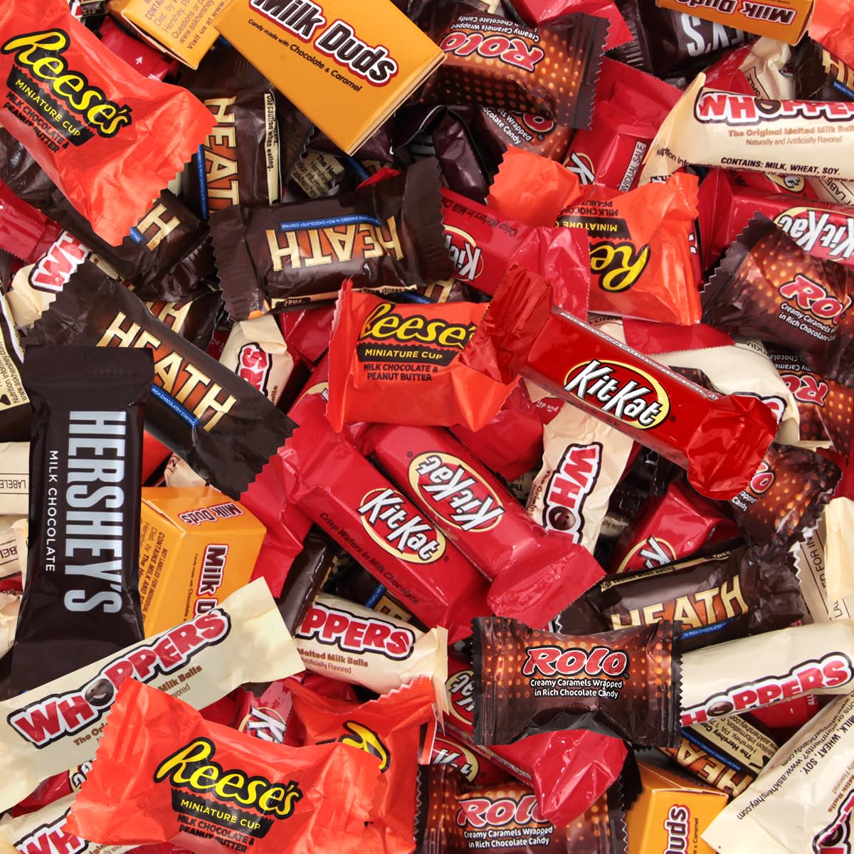 Chocolate Candy Variety Pack, 5lb Pack of Bulk Chocolate Candy Individually Wrapped, Great Chocolate Mix for Holiday Celebrations