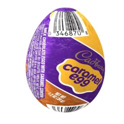 CADBURY Milk Chocolate with Caramel Center Eggs Candy, Bulk Easter, 1.2 oz Packs (48 Count)
