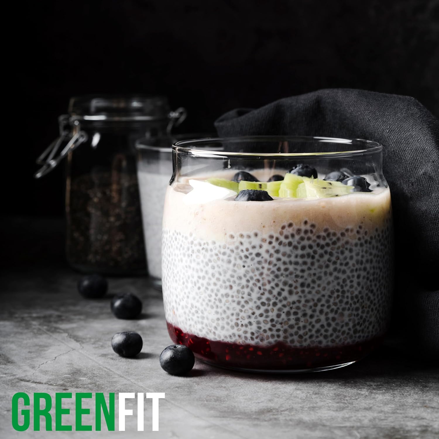Greenfit Premium Bulk Chia Seeds (10Lbs Bag), A+ Grade Chia, Nutrient-Packed Superfood, Non-GMO. Gluten-Free Chia Seeds Bulk, Vegan