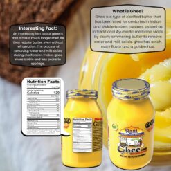 Rani Ghee Pure & Natural from Grass Fed Cows (Clarified Butter) 32oz(2lbs) 908g