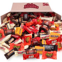 Chocolate Candy Variety Pack, 5lb Pack of Bulk Chocolate Candy Individually Wrapped, Great Chocolate Mix for Holiday Celebrations