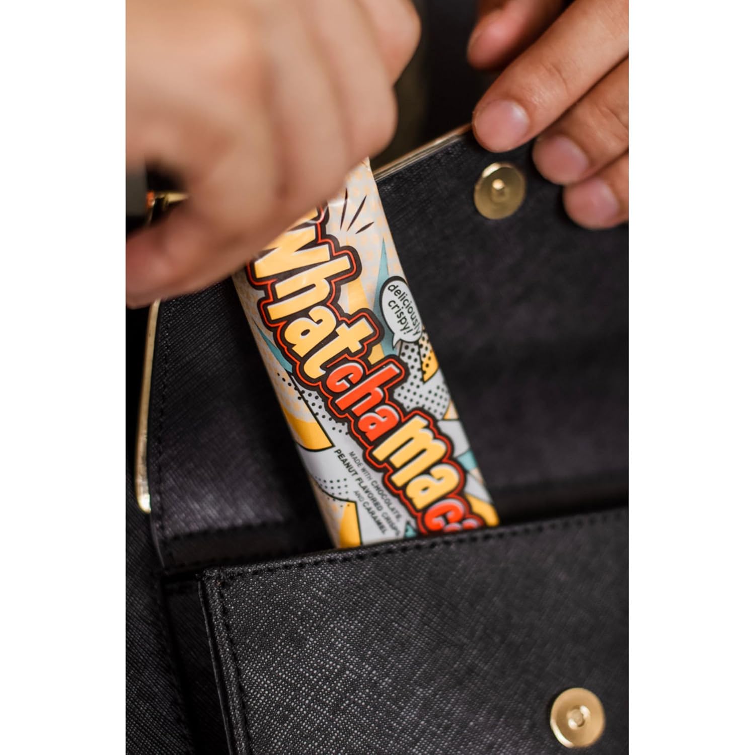 WHATCHAMACALLIT Chocolate Caramel Peanut Crisps Candy Bars, 1.6 oz (36 Count)