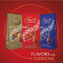 Lindt LINDOR Milk Chocolate Candy Truffles, Milk Chocolate with Smooth, Melting Truffle Center, 50.8 oz., 120 Count