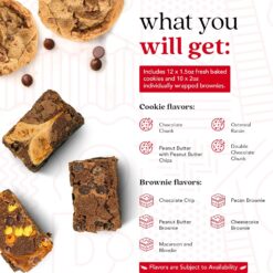 David’s Cookies Gourmet Assorted Cookies and Brownies Gift Basket