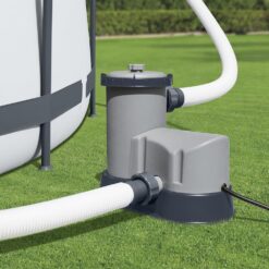 Bestway 58390E Flowclear 1500 GPH Filter Pump for 300 to 8,400 Gallon Above Ground Swimming Pool
