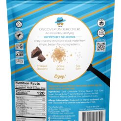 Undercover Snacks Undercover Chocolate Quinoa Crisps - Dark Chocolate + Sea Salt Quinoa Crisps, 7-Pack, 3oz Bags of Mini Crisps