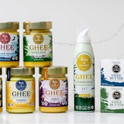 4th & Heart Original Grass-Fed Ghee, Clarified Butter, Keto, Pasture Raised, Lactose and Casein Free, Certified Paleo (32 Ounces)