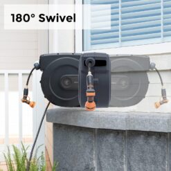 Giraffe Tools AW505/8 Retractable Garden Hose Reel 5/8
