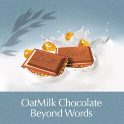 Lindt CLASSIC RECIPE Non-Dairy OatMilk Salted Caramel Chocolate Candy Bar, 10 Pack, 3.5 oz.