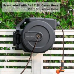Giraffe Tools AW505/8 Retractable Garden Hose Reel 5/8