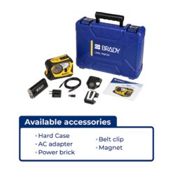 Brady M211 Portable Bluetooth Monochrome Label Printer, Yellow/Black
