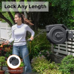 Giraffe Tools AW505/8 Retractable Garden Hose Reel 5/8