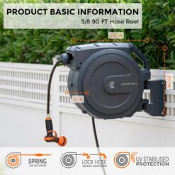Giraffe Tools AW40 Retractable Hose Reel 5/8