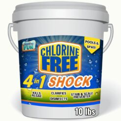 Freetime Fun Non-Chlorine 4 in 1 Shock, for Pools and Spas, Fast Acting, Quick Dissolving (10 lbs)