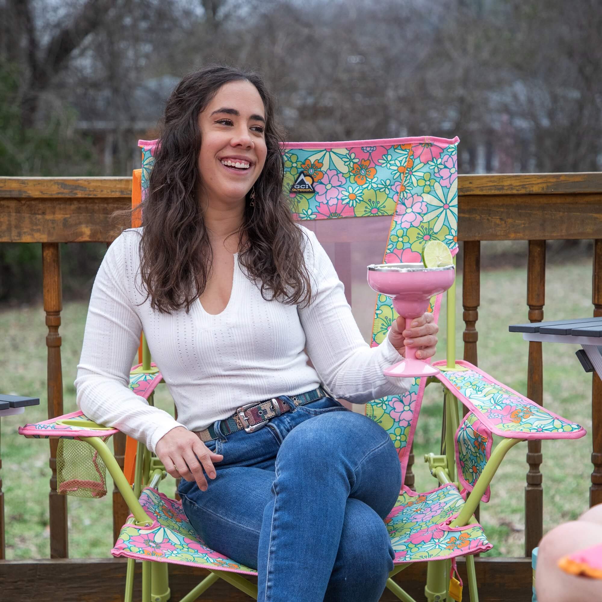 GCI Comfort Pro Rocker, Floral