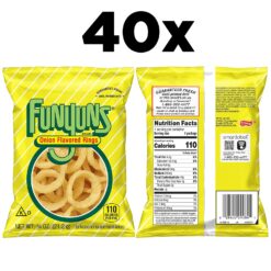 Funyuns Onion Flavored Rings, Original, 0.75 Ounce (Pack of 40)